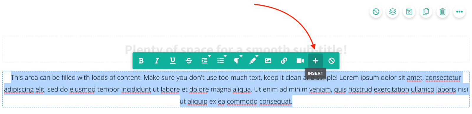 Content insertion in Phoenix